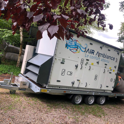Groupe de traitement de l'air en location pour évènement