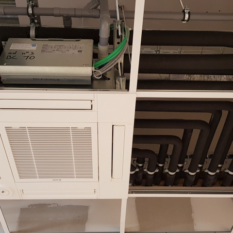 Installation d'une pompe à chaleur Hybride - Chauffage et climatisation